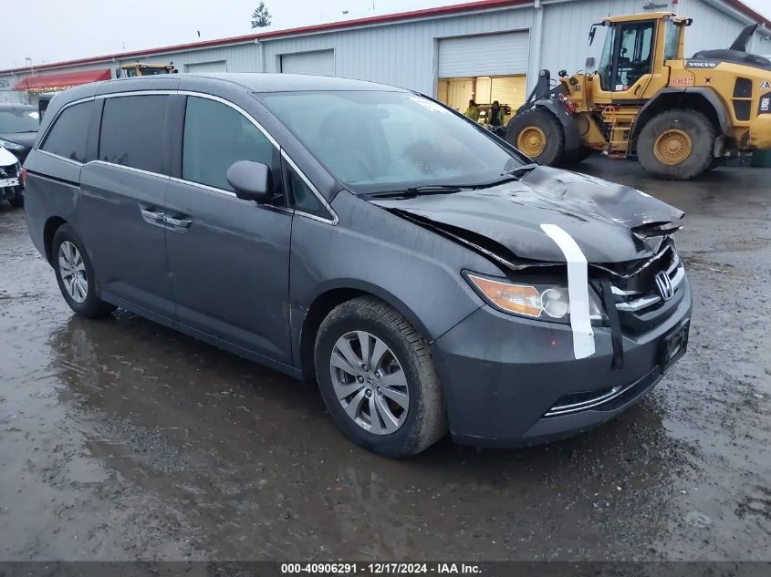 VIN 5FNRL5H38GB138892 2016 Honda Odyssey, SE no.1