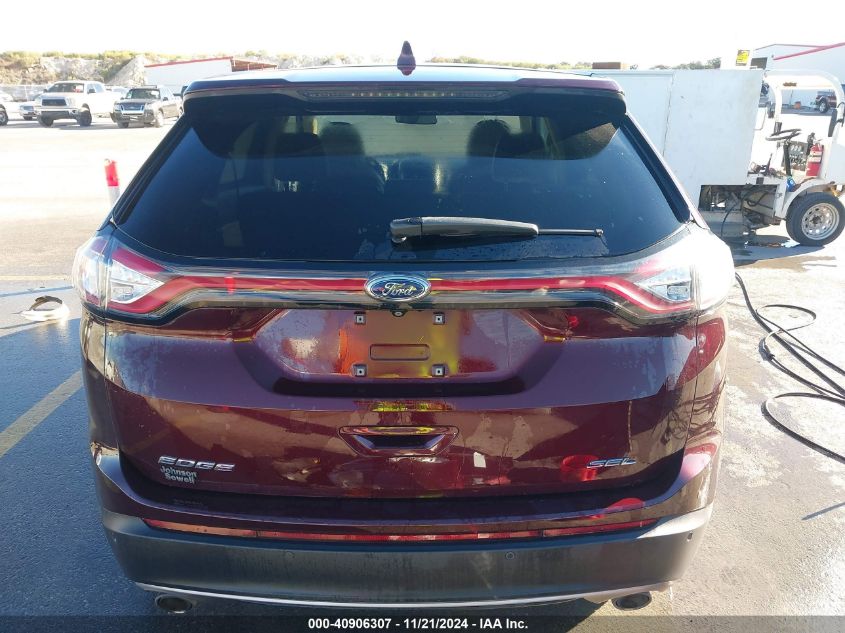 2018 Ford Edge Sel VIN: 2FMPK3J89JBC16701 Lot: 40906307