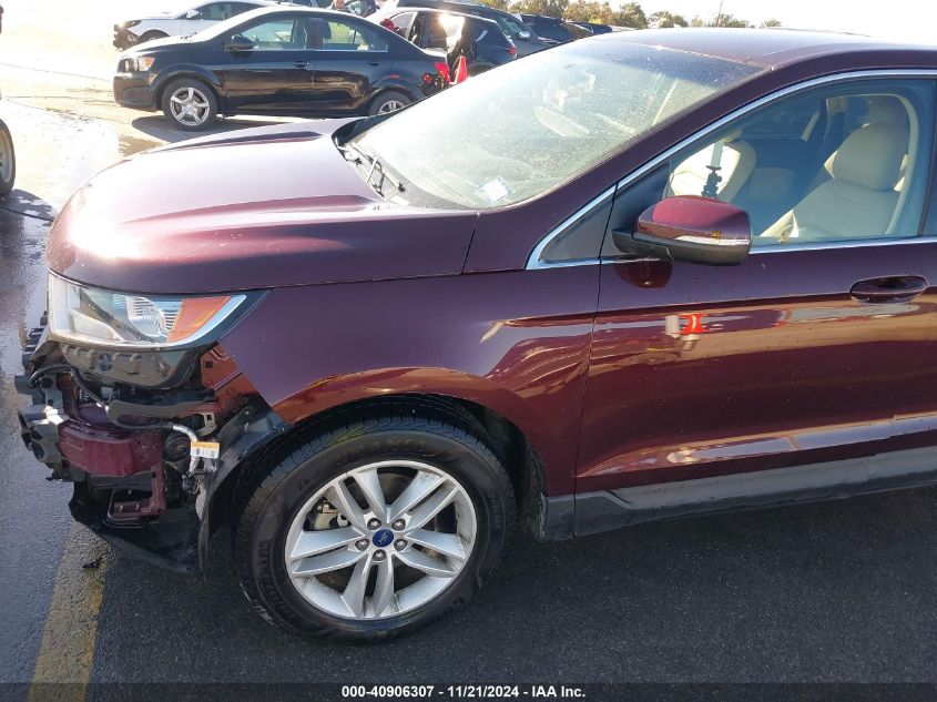 2018 Ford Edge Sel VIN: 2FMPK3J89JBC16701 Lot: 40906307