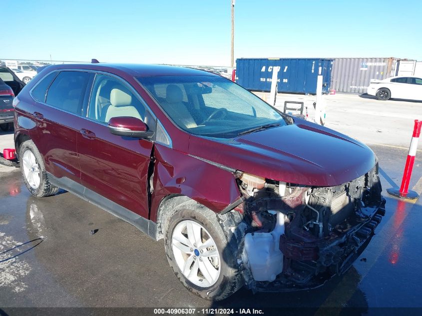 2018 Ford Edge Sel VIN: 2FMPK3J89JBC16701 Lot: 40906307