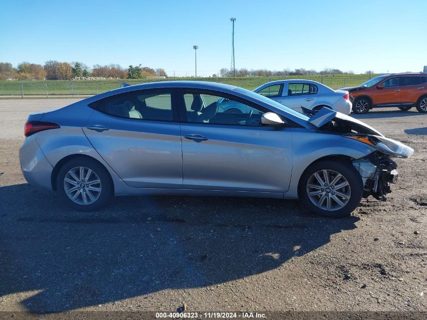 2015 Hyundai Elantra Se VIN: 5NPDH4AE7FH601834 Lot: 40906323