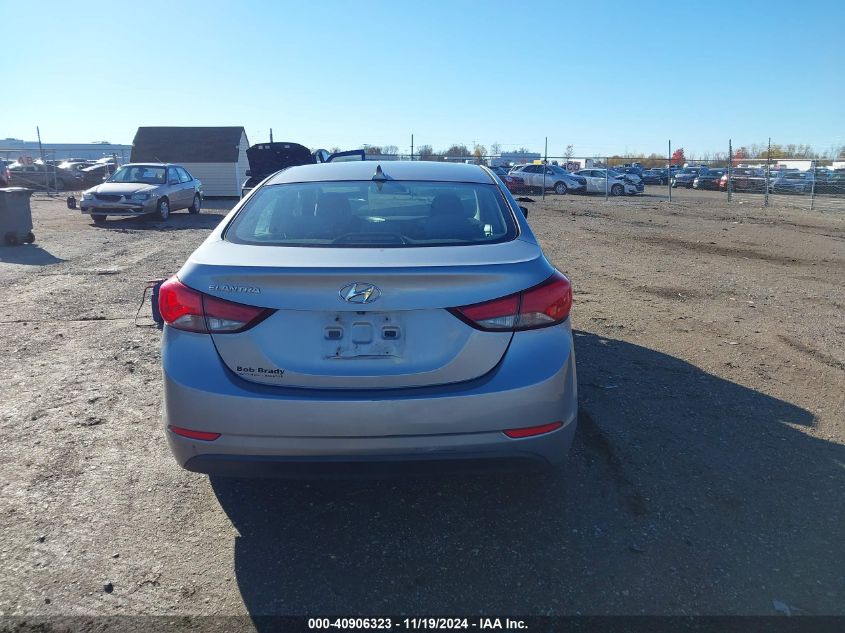 2015 Hyundai Elantra Se VIN: 5NPDH4AE7FH601834 Lot: 40906323