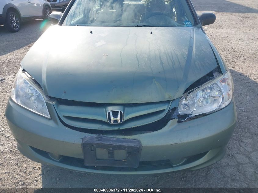 2004 Honda Civic Vp VIN: 2HGES16304H589593 Lot: 40906372