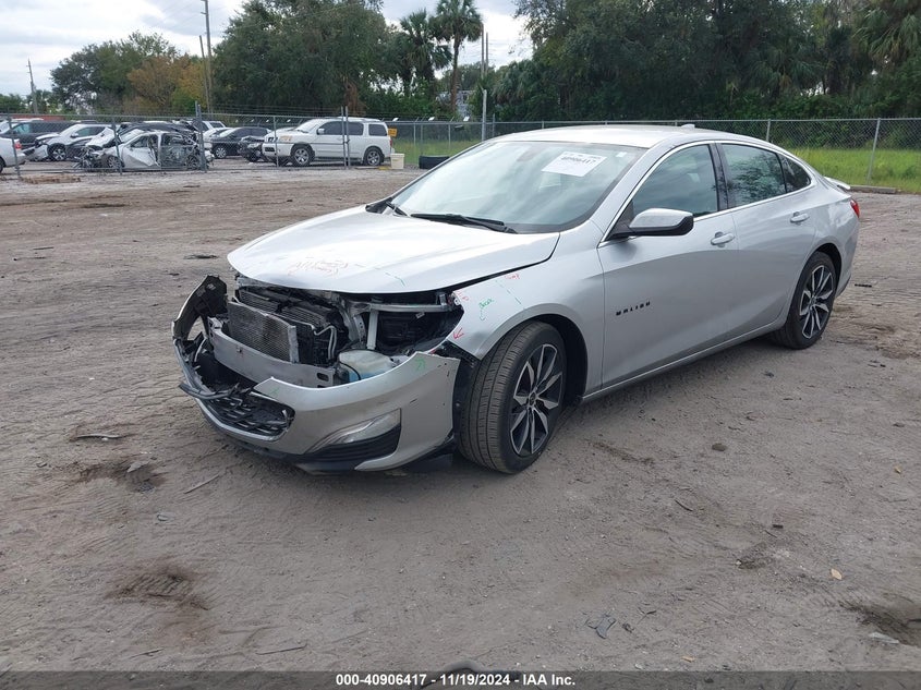 VIN 1G1ZG5ST7MF046282 2021 CHEVROLET MALIBU FWD RS
