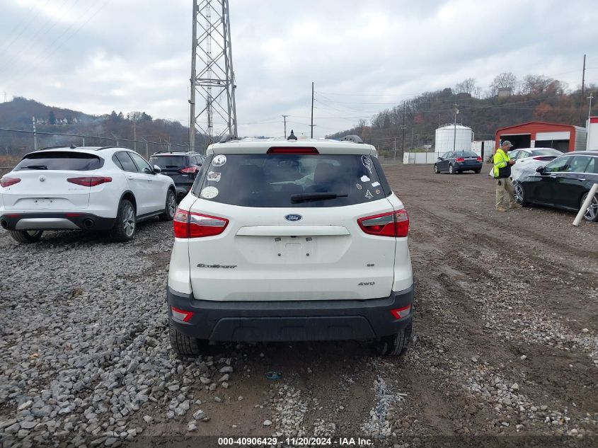 2022 Ford Ecosport Se VIN: MAJ6S3GL3NC461243 Lot: 40906429