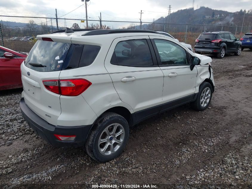 2022 Ford Ecosport Se VIN: MAJ6S3GL3NC461243 Lot: 40906429