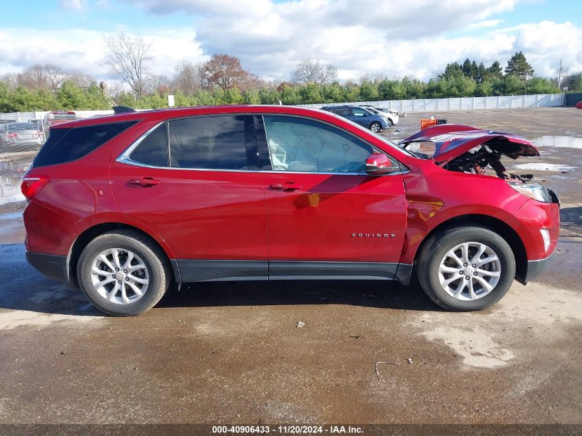 2018 Chevrolet Equinox Lt VIN: 3GNAXSEV9JL391158 Lot: 40906433