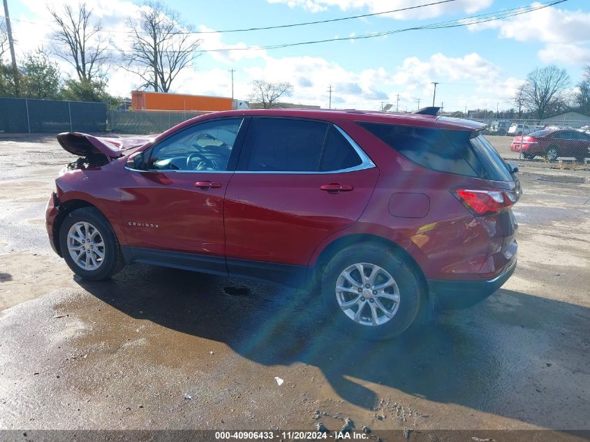 2018 Chevrolet Equinox Lt VIN: 3GNAXSEV9JL391158 Lot: 40906433