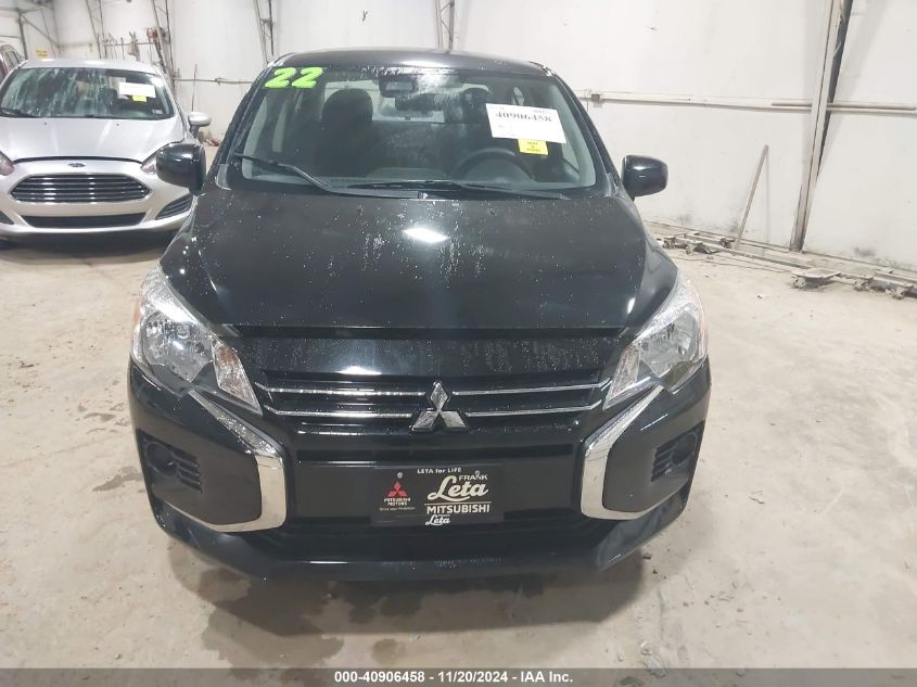 2022 Mitsubishi Mirage G4 Le VIN: ML32FUFJONHF01211 Lot: 40906458