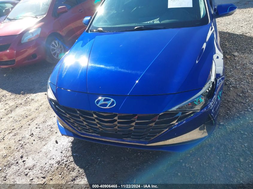 2022 Hyundai Elantra Hybrid Limited VIN: KMHLN4AJ2NU015477 Lot: 40906465