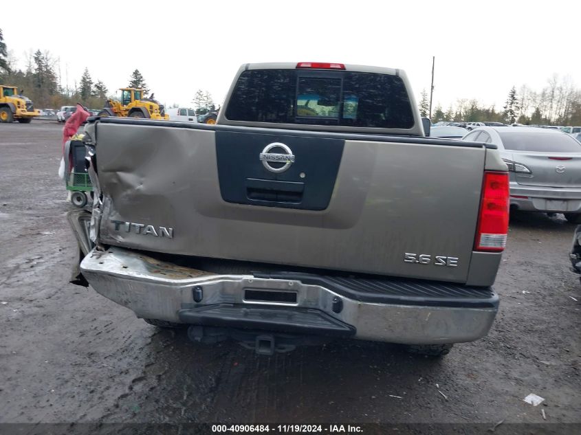 2006 Nissan Titan Se VIN: 1N6BA06B96N572353 Lot: 40906484