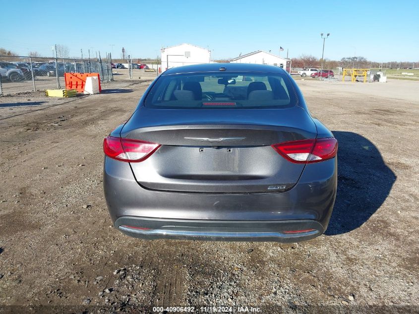 2015 Chrysler 200 Limited VIN: 1C3CCCAB9FN504195 Lot: 40906492