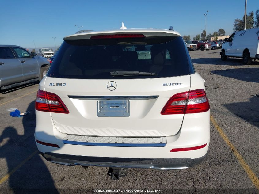 2012 Mercedes-Benz Ml 350 Bluetec 4Matic VIN: 4JGDA2EBXCA028838 Lot: 40906497