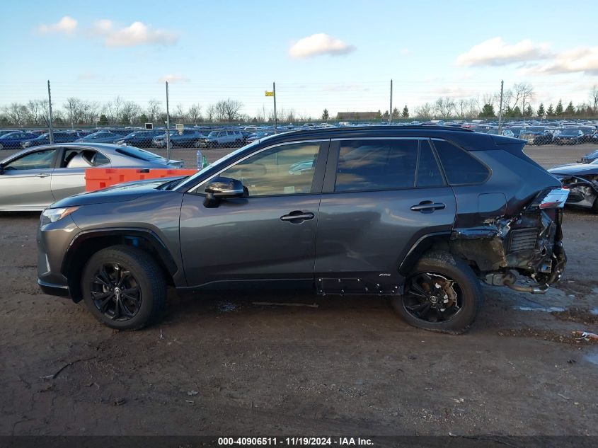 2022 Toyota Rav4 Hybrid Xse VIN: JTME6RFV4NJ019518 Lot: 40906511