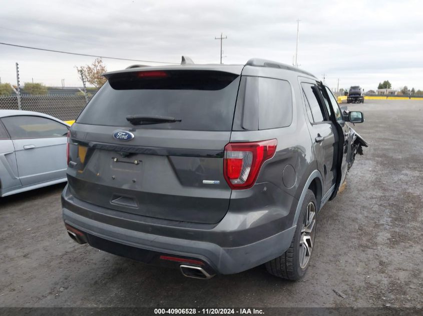 2017 Ford Explorer Sport VIN: 1FM5K8GT6HGA62127 Lot: 40906528