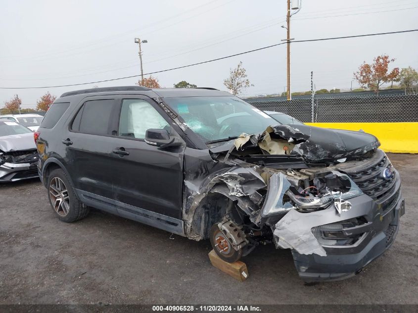 2017 Ford Explorer Sport VIN: 1FM5K8GT6HGA62127 Lot: 40906528