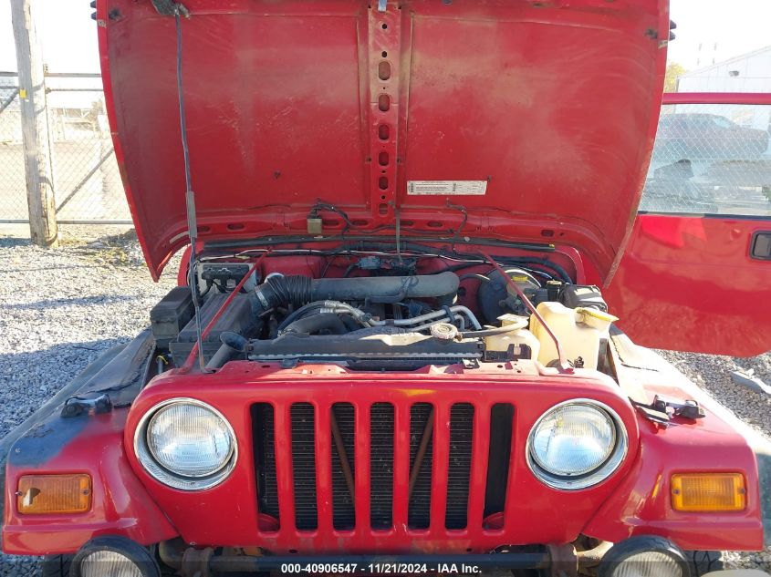 2000 Jeep Wrangler Sport VIN: 1J4FA49S7YP716331 Lot: 40906547