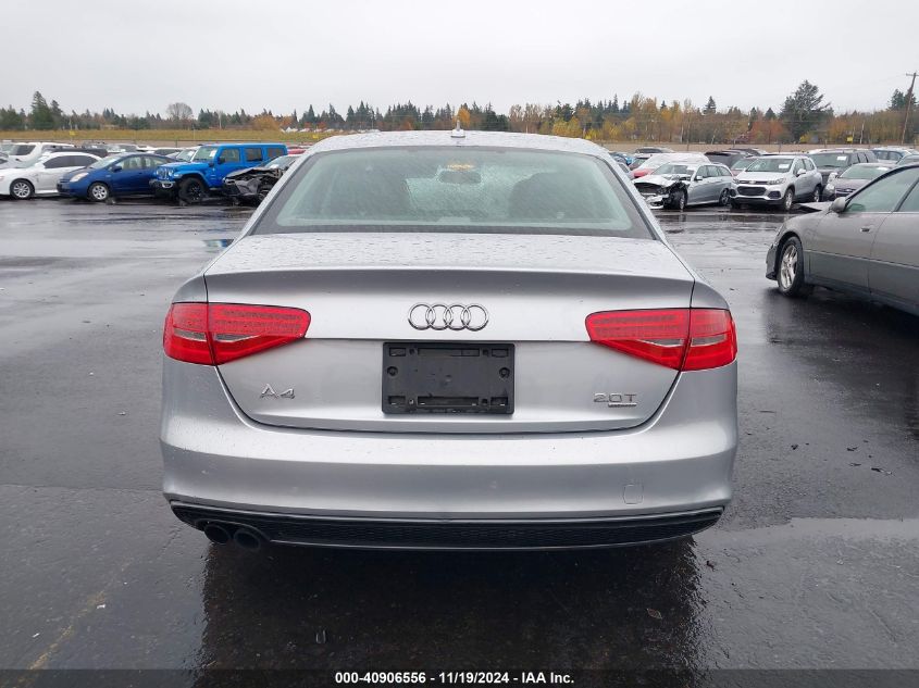 2015 Audi A4 2.0T Premium VIN: WAUBFAFL4FN015690 Lot: 40906556