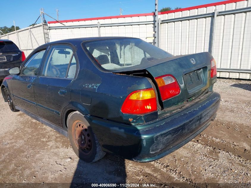 1999 Honda Civic Value Package VIN: 2HGEJ6612XH510136 Lot: 40906590