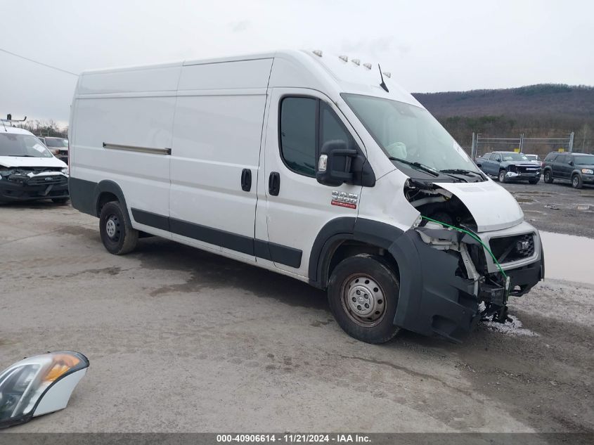 2022 Ram Promaster 3500 Cargo Van High Roof 159 Wb Ext VIN: 3C6MRVJG0NE114716 Lot: 40906614