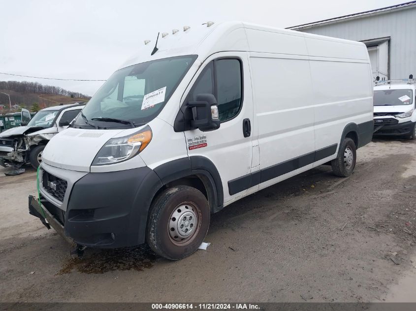 2022 Ram Promaster 3500 Cargo Van High Roof 159 Wb Ext VIN: 3C6MRVJG0NE114716 Lot: 40906614