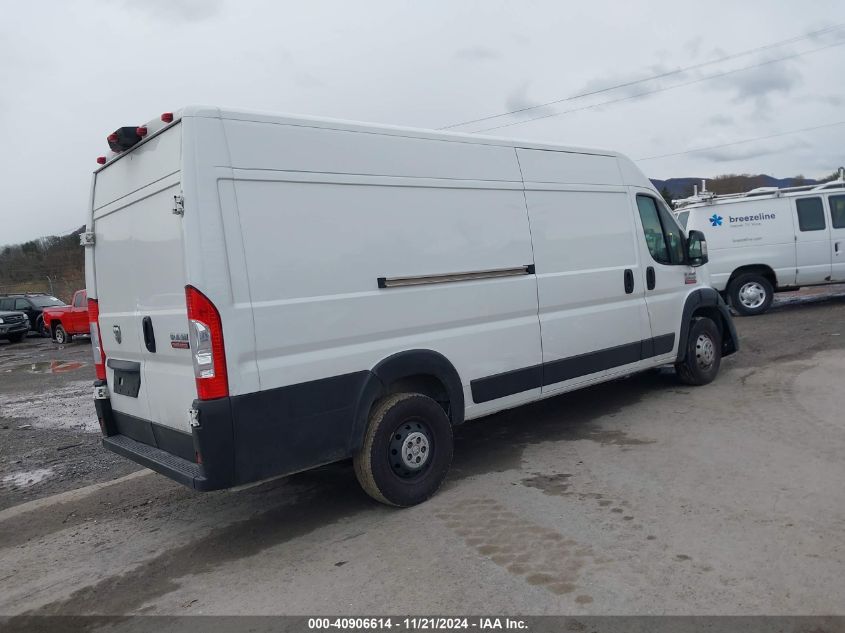 2022 Ram Promaster 3500 Cargo Van High Roof 159 Wb Ext VIN: 3C6MRVJG0NE114716 Lot: 40906614