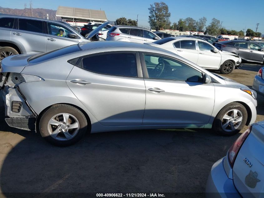 2015 Hyundai Elantra Se VIN: 5NPDH4AEXFH643494 Lot: 40906622