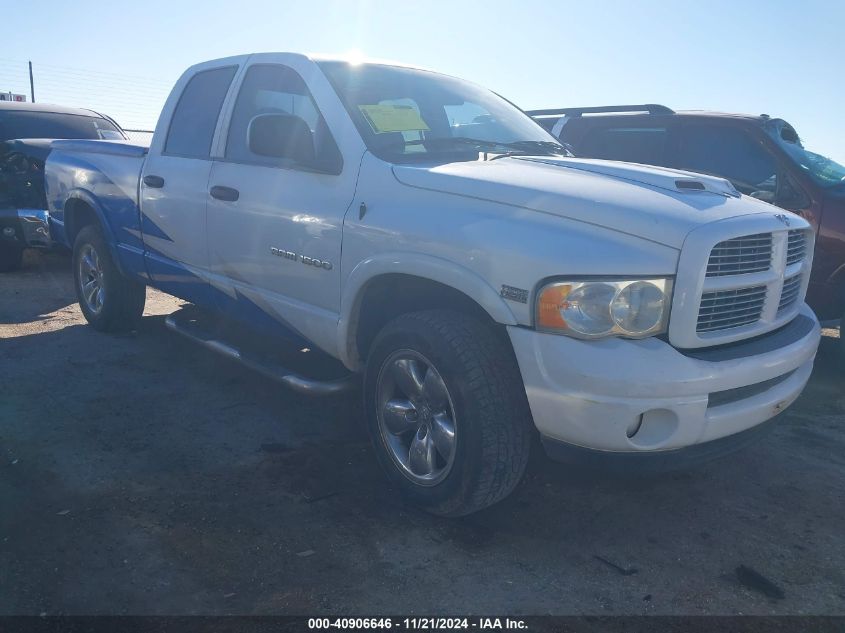 2004 Dodge Ram 1500 Slt VIN: 1D7HU18D04S597073 Lot: 40906646