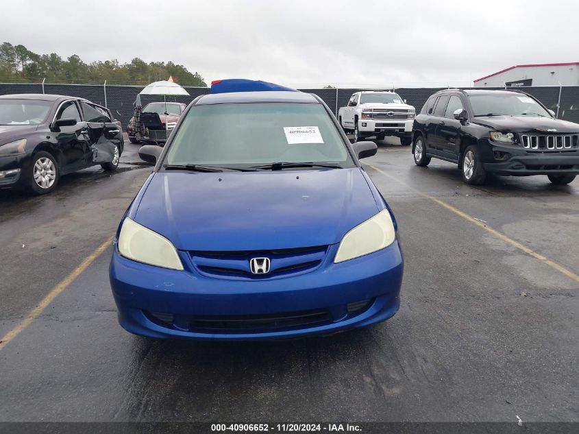 2004 Honda Civic Vp VIN: 1HGES16324L013930 Lot: 40906652