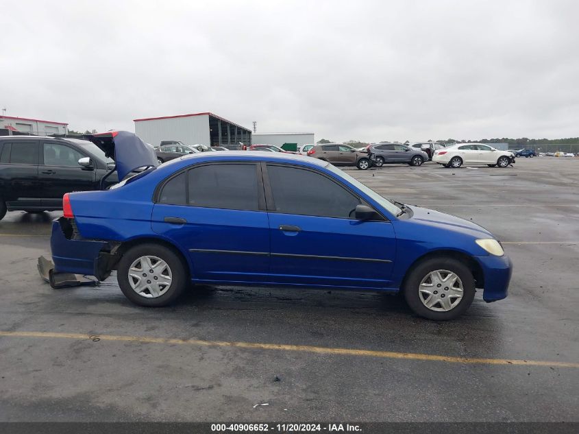 2004 Honda Civic Vp VIN: 1HGES16324L013930 Lot: 40906652