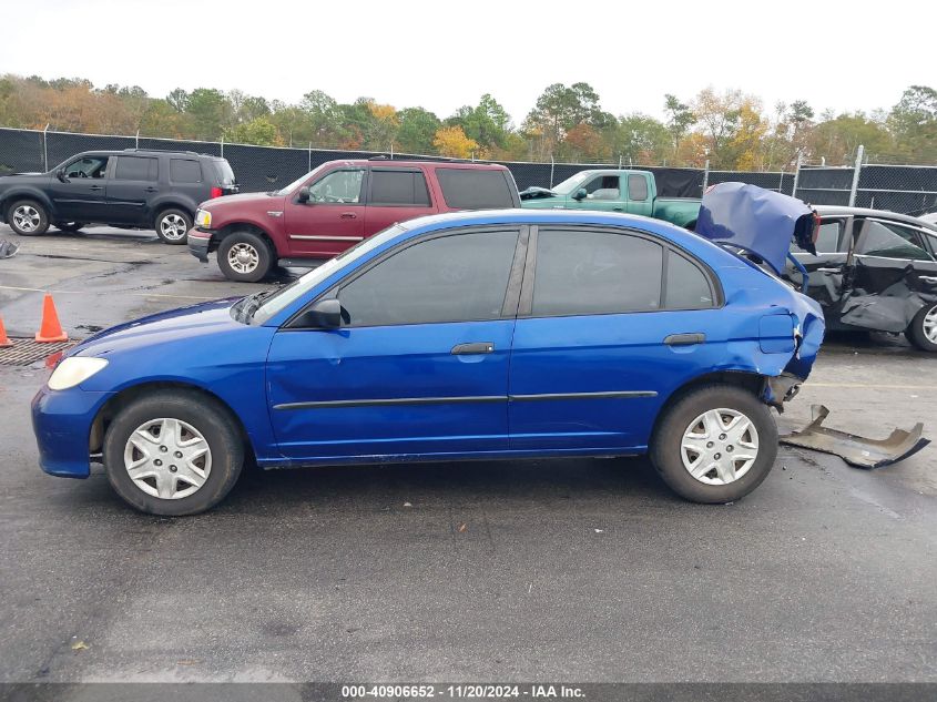 2004 Honda Civic Vp VIN: 1HGES16324L013930 Lot: 40906652