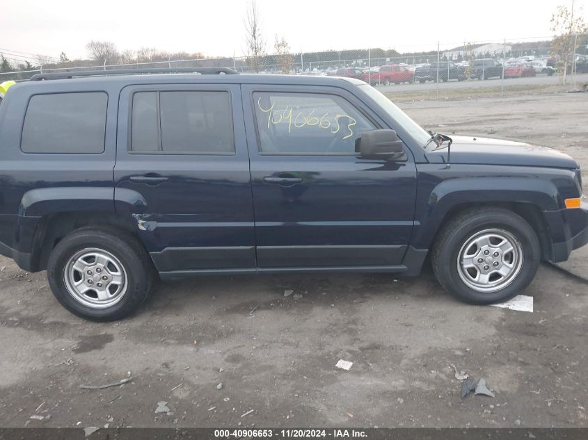 2016 Jeep Patriot Sport VIN: 1C4NJPBB0GD643168 Lot: 40906653