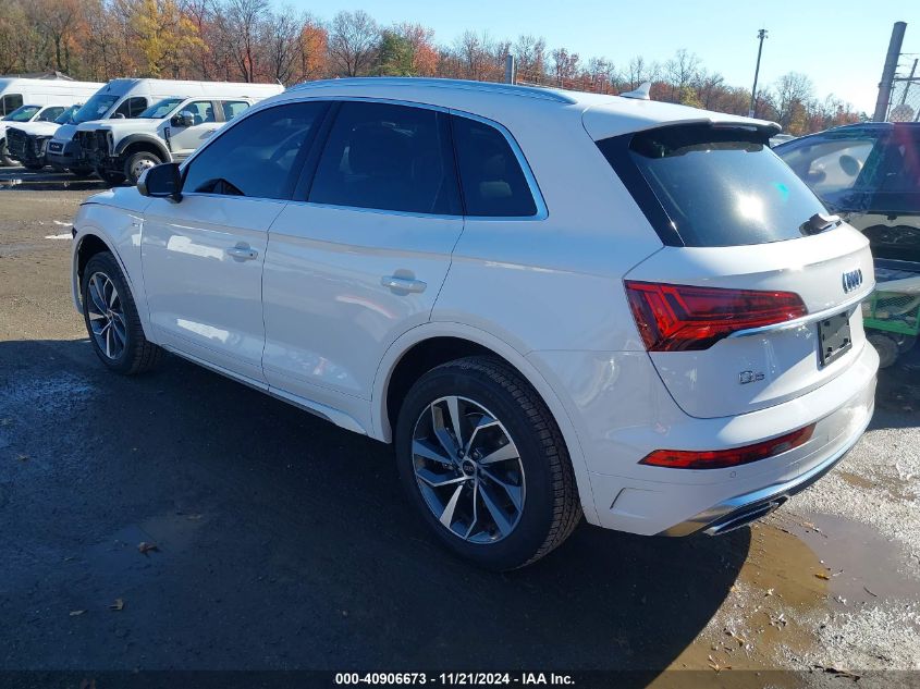 2023 Audi Q5 Premium Plus 45 Tfsi S Line Quattro VIN: WA1EAAFY9P2127943 Lot: 40906673