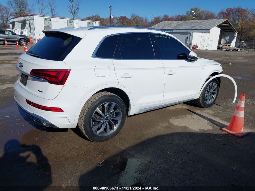 2023 Audi Q5 Premium Plus 45 Tfsi S Line Quattro VIN: WA1EAAFY9P2127943 Lot: 40906673