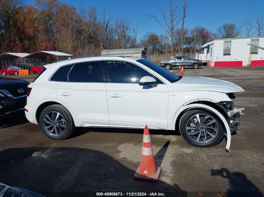 2023 Audi Q5 Premium Plus 45 Tfsi S Line Quattro VIN: WA1EAAFY9P2127943 Lot: 40906673