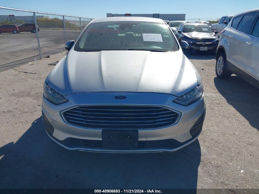 2019 Ford Fusion Hybrid Se VIN: 3FA6P0LU6KR241350 Lot: 40906693