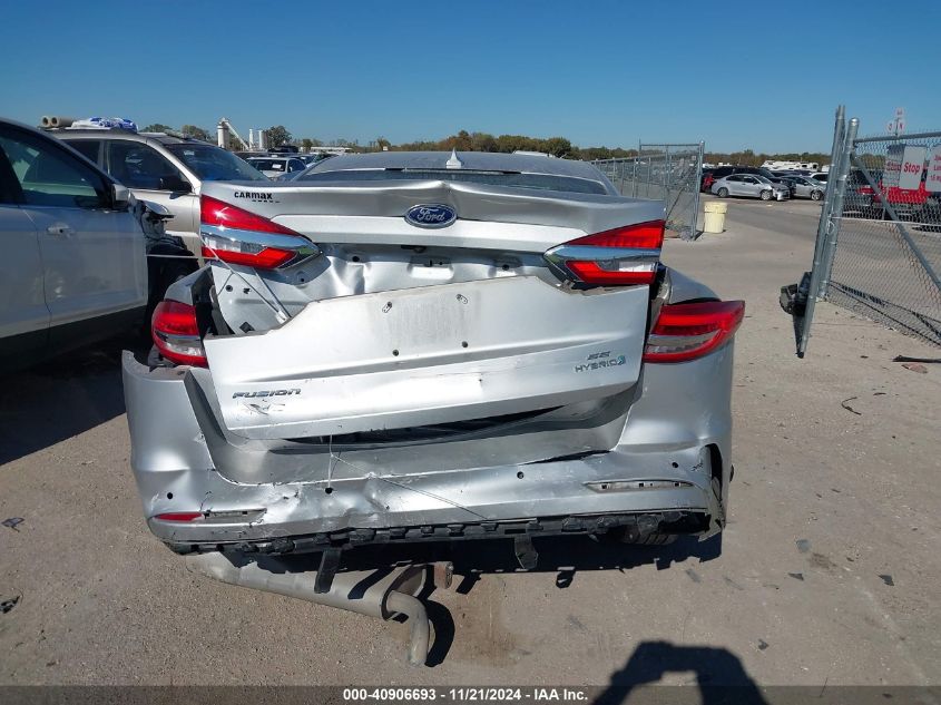 2019 Ford Fusion Hybrid Se VIN: 3FA6P0LU6KR241350 Lot: 40906693