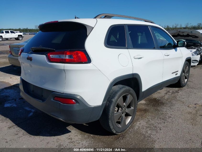 2016 Jeep Cherokee 75Th Anniversary VIN: 1C4PJLCB6GW312129 Lot: 40906695