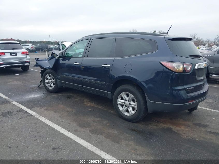 VIN 1GNKVFED2HJ280123 2017 Chevrolet Traverse, LS no.3