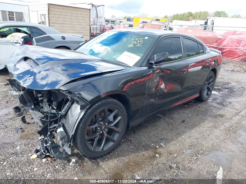 2022 Dodge Charger Gt Rwd VIN: 2C3CDXHG0NH141475 Lot: 40906817