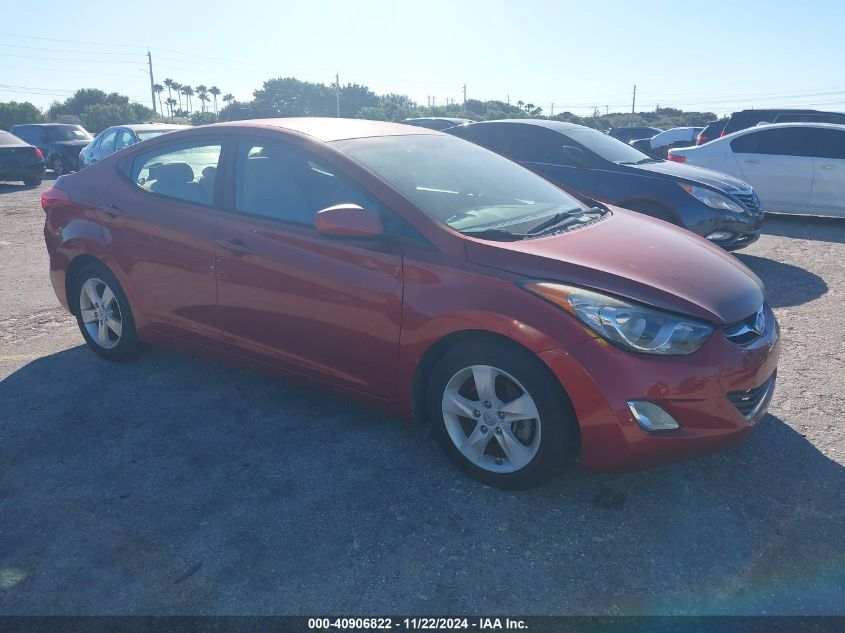 2013 Hyundai Elantra Gls VIN: KMHDH4AE8DU808862 Lot: 40906822