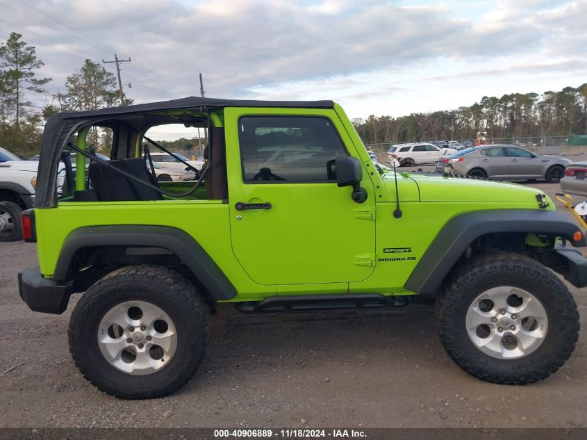 2012 Jeep Wrangler Sport VIN: 1C4AJWAG5CL223573 Lot: 40906889