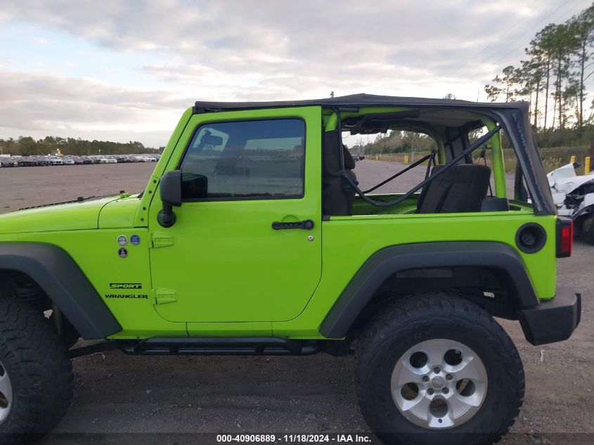 2012 Jeep Wrangler Sport VIN: 1C4AJWAG5CL223573 Lot: 40906889