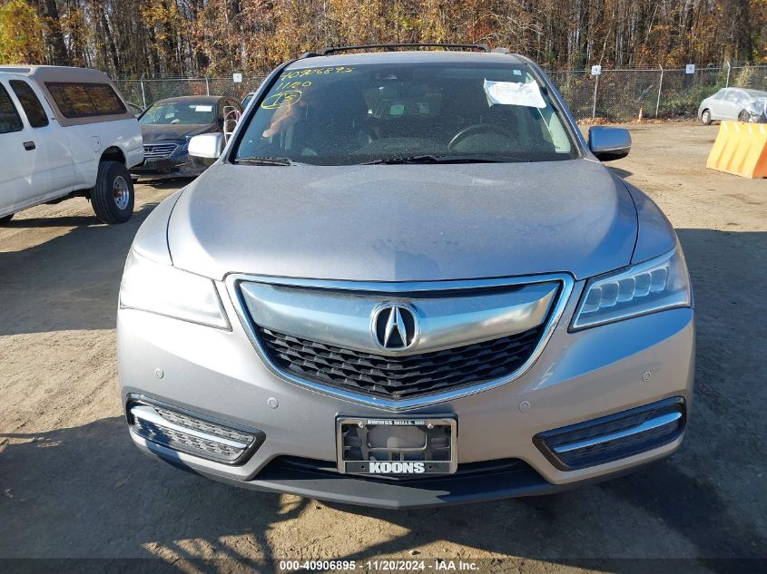 2016 Acura Mdx Advance Entertainment Packages/Advance Package VIN: 5FRYD4H97GB022797 Lot: 40906895