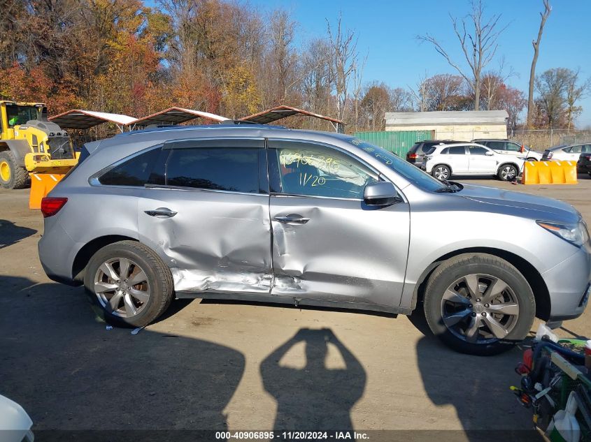 2016 Acura Mdx Advance Entertainment Packages/Advance Package VIN: 5FRYD4H97GB022797 Lot: 40906895