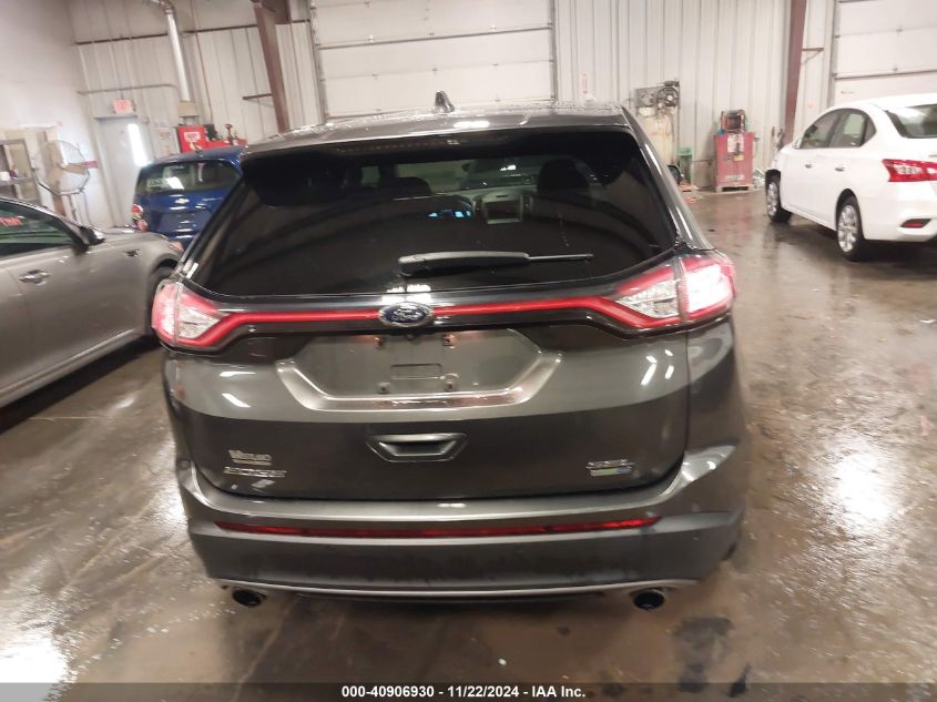 2015 Ford Edge Sel VIN: 2FMTK4J90FBC39739 Lot: 40906930