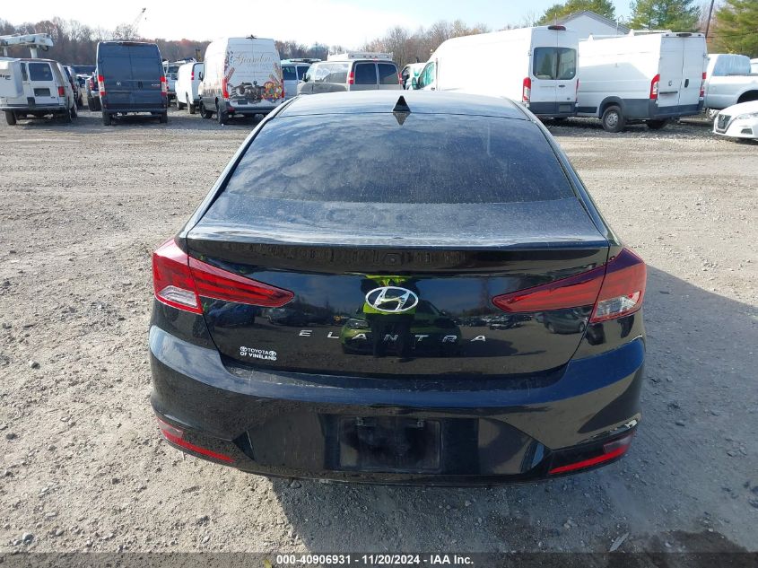 2019 Hyundai Elantra Sel VIN: 5NPD84LF2KH480792 Lot: 40906931