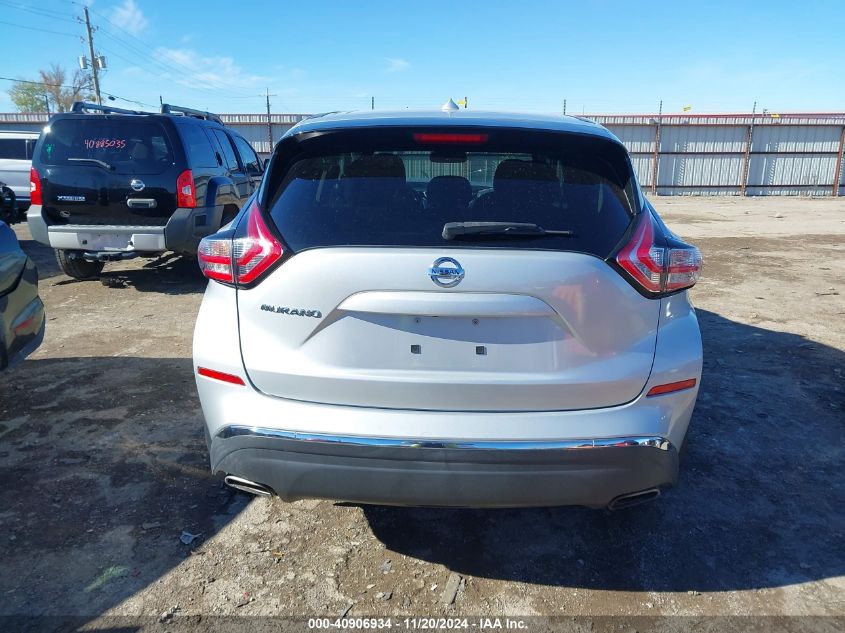 2015 Nissan Murano S VIN: 5N1AZ2MGXFN264685 Lot: 40906934