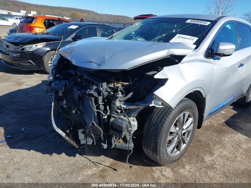 2015 Nissan Murano S VIN: 5N1AZ2MGXFN264685 Lot: 40906934