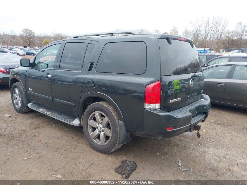 2009 Nissan Armada Le VIN: 5N1AA08C79N604088 Lot: 40906962